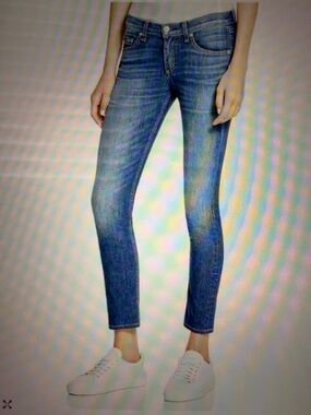 Rag and bone ankle skinny jeans in “Rae”, 25